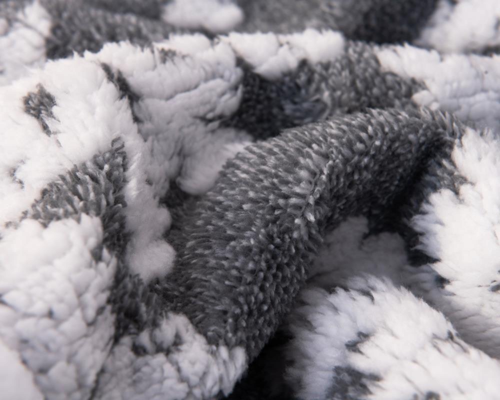 Двухслойное теплое фланелевое жаккардовое одеяло для зимы