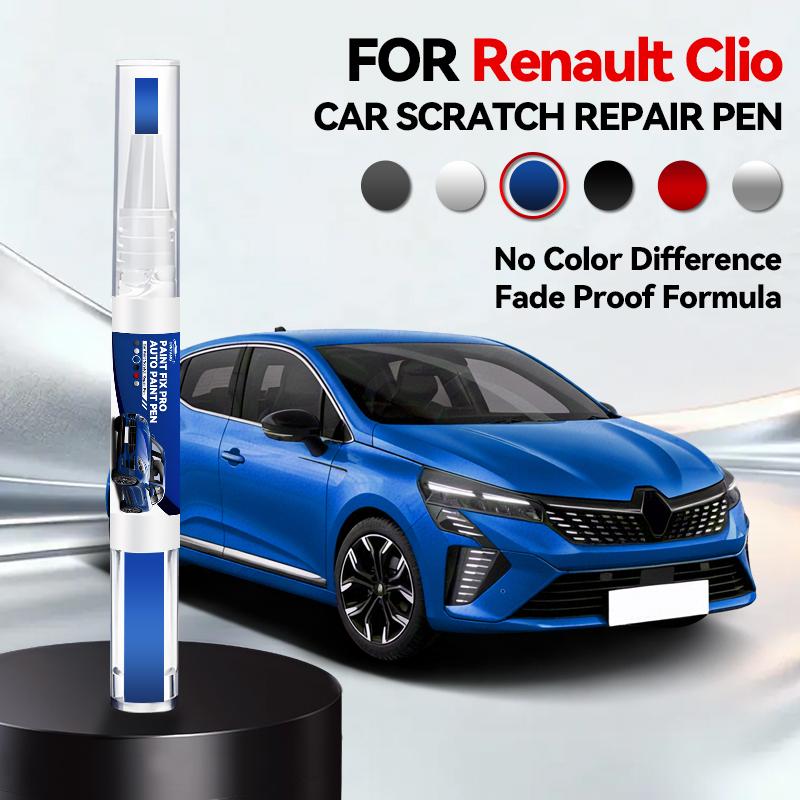Ремонтный маркер для краски автомобиля для RENAULT CLIO 1990-2025 Ремонт царапин на краске Аксессуары Красный NNP Черный GNE Оранжевый Белый Синий RQH