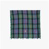 Polo Ralph Lauren Pc1370 416 Pony Outdoor Crinkle Plaid Check Fringe Muffler