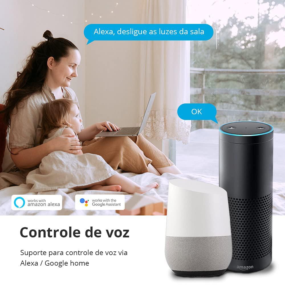 8 портов WiFi Tuya Smart Brazil Power Plug 4 розетки 4 USB-разъема для зарядки Alexa Google Home Voice Assistant Одиночный таймер