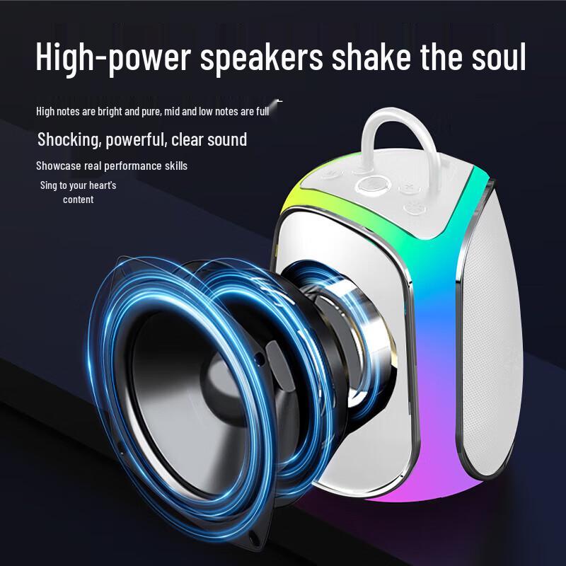 Soaiy K39M Wireless Karaoke Microphone Speaker CN plug (adapter included) (CN version)