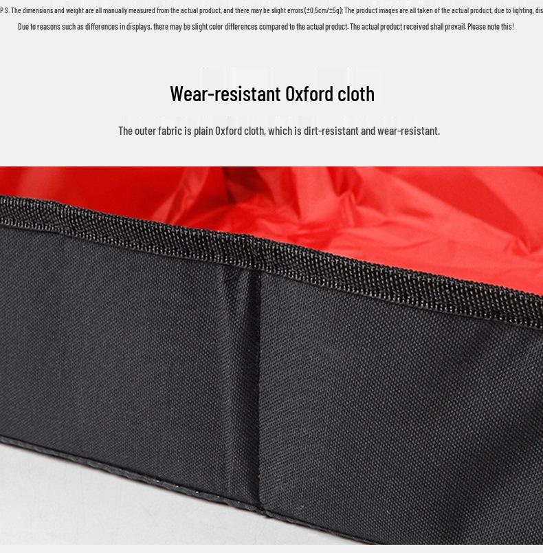 Portable Waterproof Foldable Cat Litter Box - Practical Oxford Cloth Design