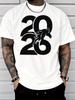 Unisex Summer Crew Neck Short Sleeve T Shirt 2026 Horse Head Letter Print Casual Loose Streetwear Fashion Daily Male Tops Outfit