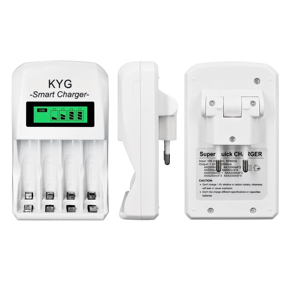 Cityork Перезаряжаемая батарея AAA 1,2 В HR03 AAA Cell 1100 мАч NiMH батареи AAA с зарядным устройством + держатель батареи AA/AAA