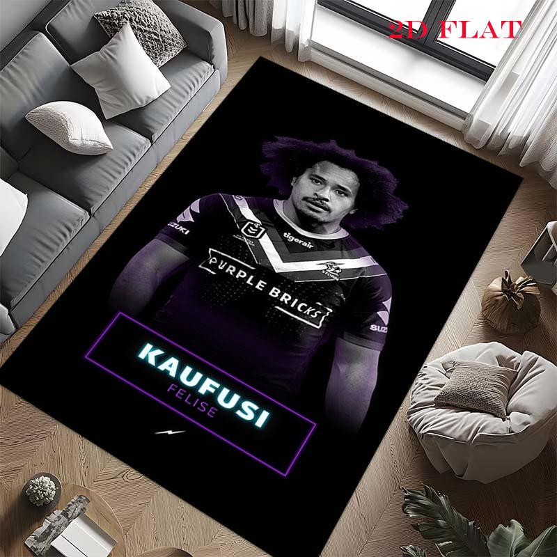 Melbourne Storm Carpet Rug for Living Room Bedroom Home Sofa Decoration,Kids play Nonslip Floor Mat