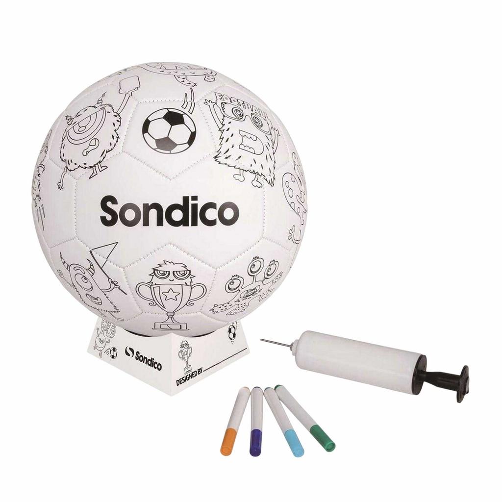 Sondico Childrens/Kids Colour In Football Set