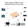 Professional Multi-port Adapter USB-C USB 3.0 USB 3.1 Type C 3 in 1 Hub 4K HDMI