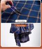 Men's Elastic Non-Iron Plaid Shirt - Warm, Thickened, Long-Sleeved for Casual or Business Wear In Autumn and Winter.