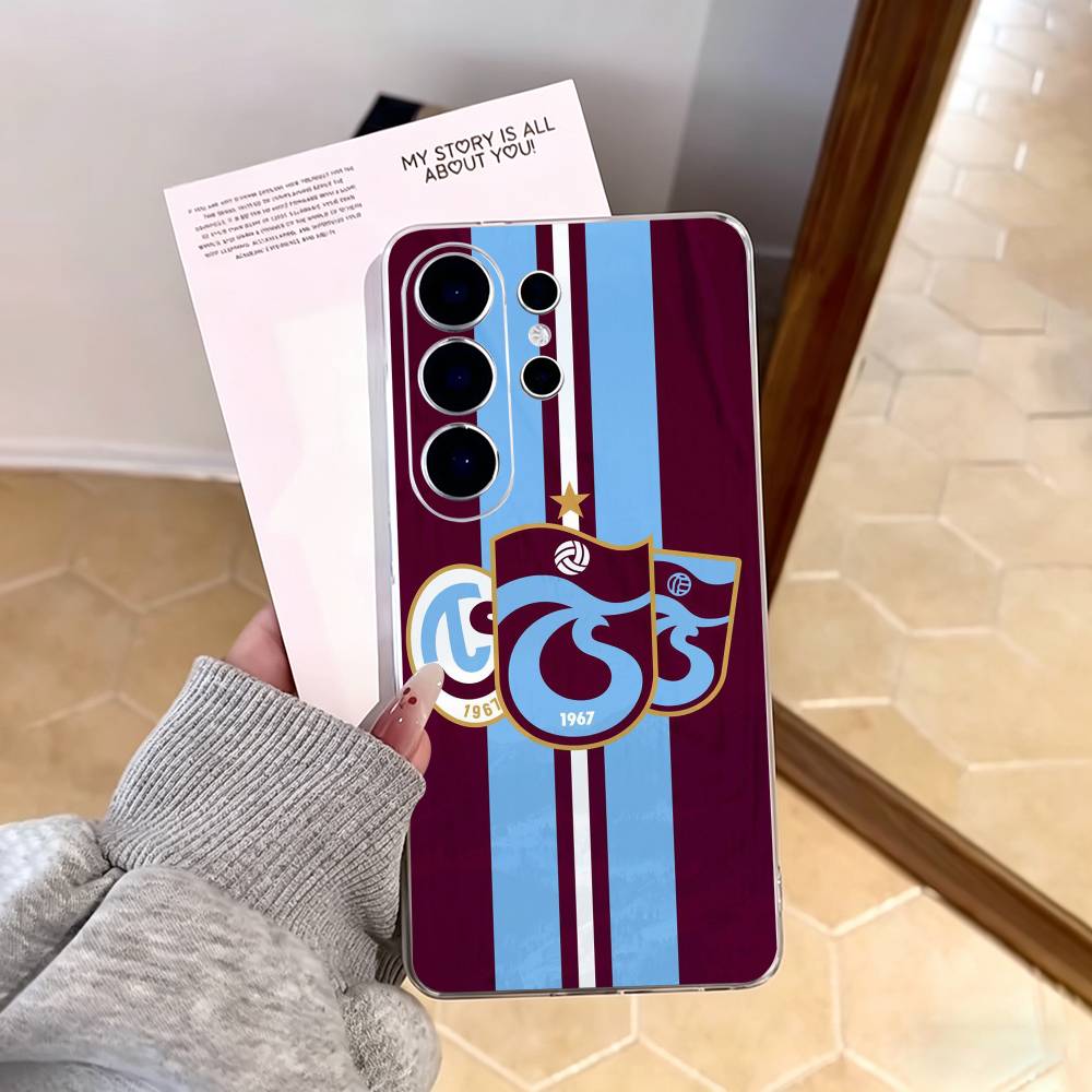 Чехол для телефона Trabzonspor для Samsung S25, S24, S21, S22, S23, S30, Ultra, S20, Plus, Fe, Note, 10, 9, 5G Прозрачный чехол