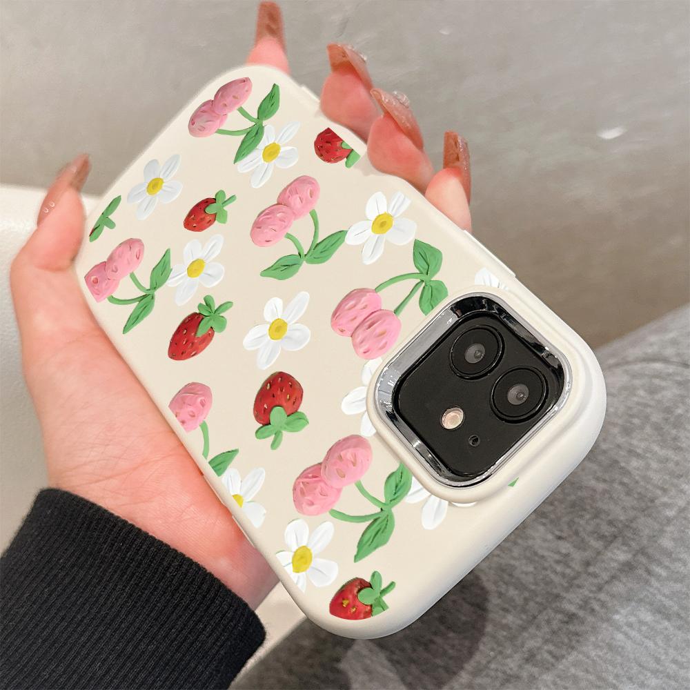 Solid Color Silver Edge Lens Fatty Casing Soft TPU Liquid Silicone Cover Shockproof Phone Case for OPPO Reno Realme OnePlus