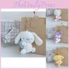 Adorable Cartoon Animal Plush Keychain Doll For Students Gift In Various Colors