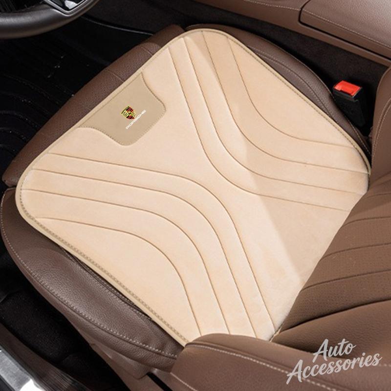 Car Cushion Flannel Plush Seat Pad For Porsche Panamera Cayenne Taycan 911 718 Macan Carrera-GT 928 944 968 Interior Accessories CG4