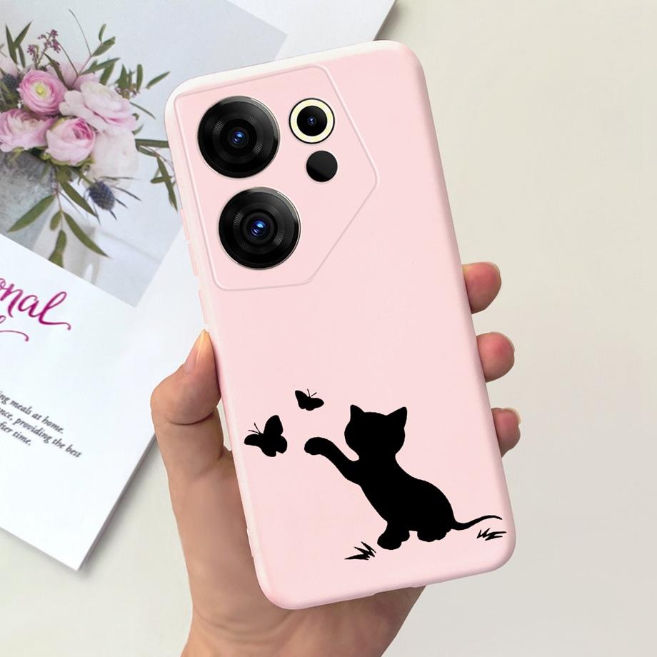 Чехол для телефона Tecno Camon 20 Pro 4G 5G, мягкий силиконовый, с рисунком в виде сердца, желе, для Tecno Camon 20 Premier 20Pro Camon20 Funda