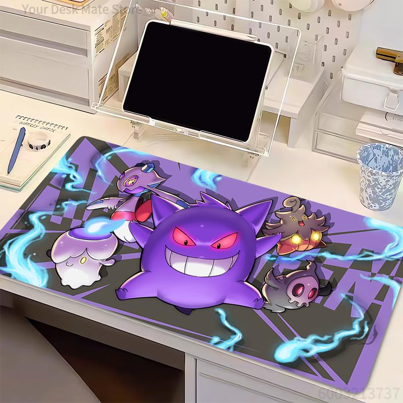 Mouse Pad Mini Pc P-Pokemon Gengar Gamer Notebook Games MousePad HD Print Keyboard Pad Large Mousepad Mouse Mat Gaming Desk Mat