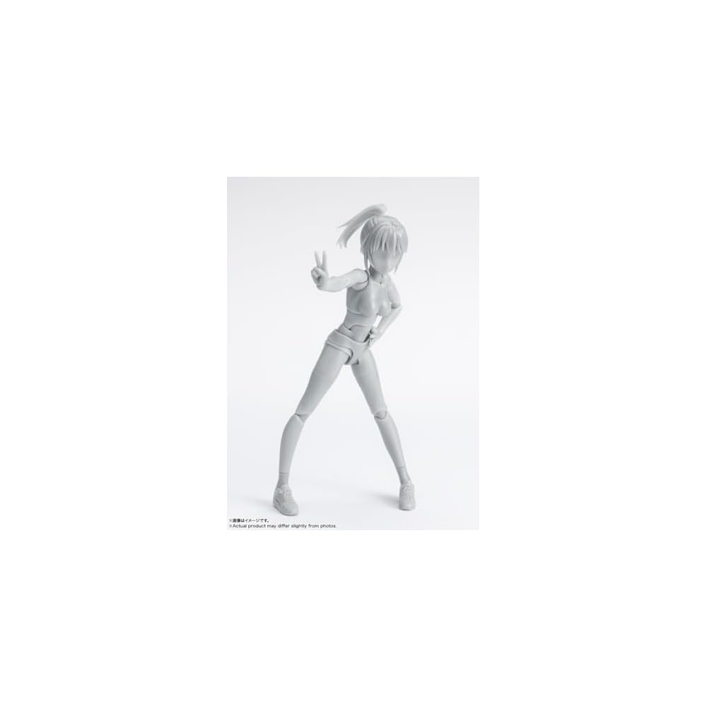 НАРОДЫ ТАМАШИИ SH. Figuarts Body-chan Школьная жизнь DX Набор 130 мм ПВХ АБС Экшн-фигурка Серая версия