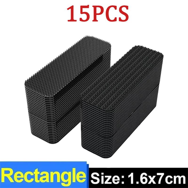 Автомобильная ковровая лента Универсальный зажим для коврика для пола Фиксирующий кронштейн Захват Самоклеящаяся застежка Наклейка Заплатки для фиксации автомобильного коврика для пола