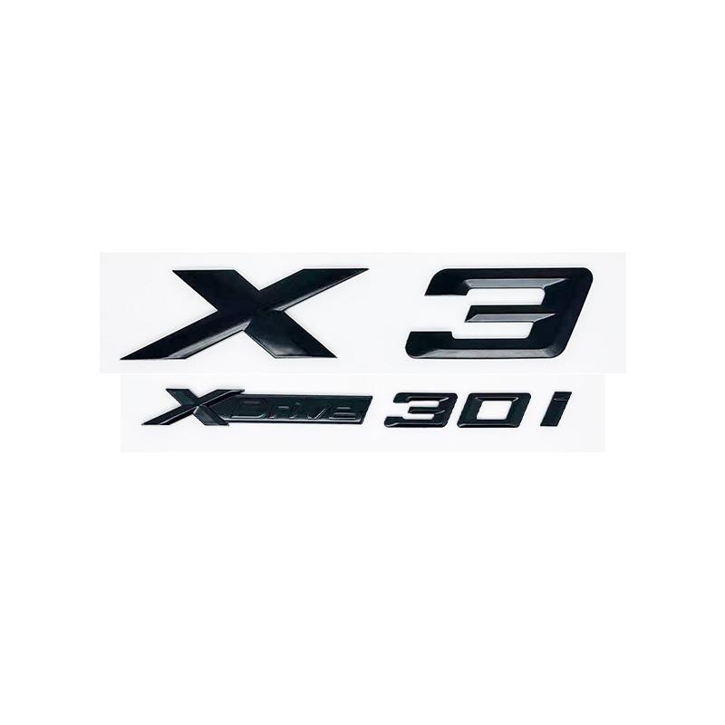 3D ABS Буквенные Шильдики для Эмблемы Багажника Подходят для Моделей BMW X3 E83 F25 G01, а Также XDrive 20i 28i 30i 35i 20d 30d SDrive20i pf2