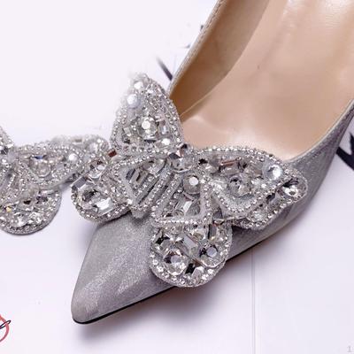 Украшения из страз для обуви, декоративное украшение для сумочки, платья, свадебной вечеринки