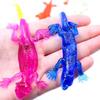 Elastic Retractable Gift Lizard Animals Viscous Lizard Gag Toy Gadgets Novelty Toy