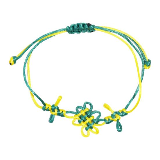 Браслет-узел Ретро плетеный браслет Ручной работы Браслет на удачу Мода