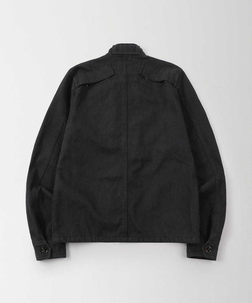 BLUESUNFLOWER Vintage Fade High-Neck Jacket_Ch