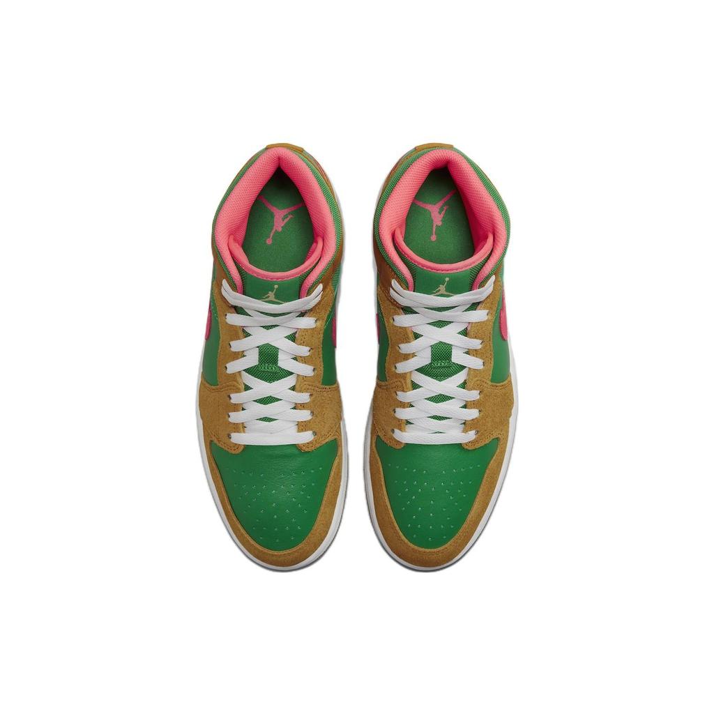Jordan Air Jordan 1 Mid 'Wheat Watermelon' Men's DX4332-700