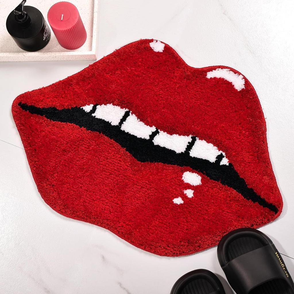 Hot Selling Halloween Door Mat Absorbent Non-slip Bath Mat Pumpkin Skull Lip Creative Gift Floor Rug