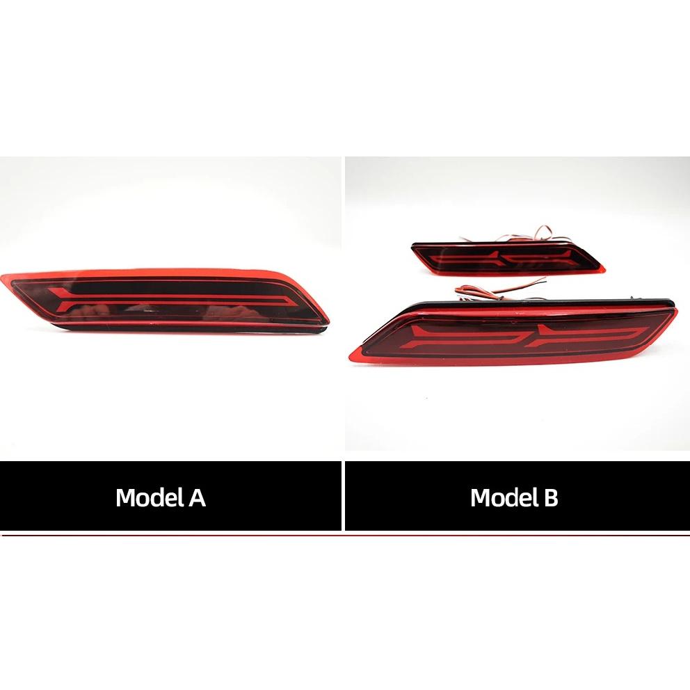 Car Flashing 2PCS For Honda City 2017 2018 2019 LED Rear Bumper tail light fog lamp Brake Reflector turn signal Fog lamp