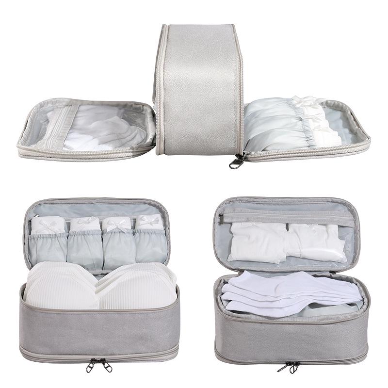 Портативная дорожная сумка для хранения нижнего белья и носков