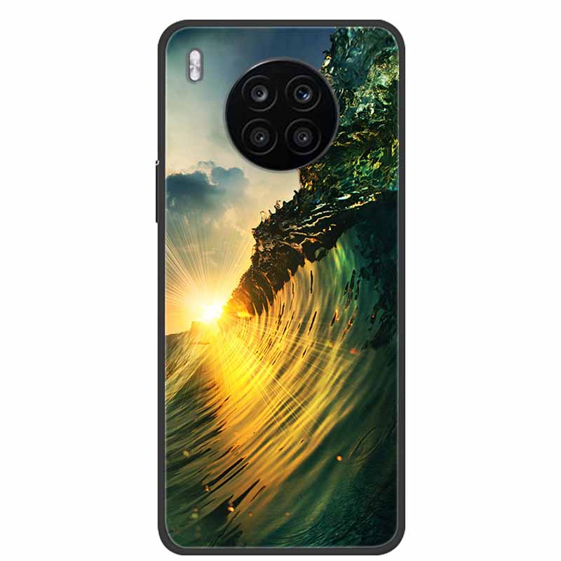 For Honor 50 Lite Case Shockproof Soft silicone TPU Back Cover For Huawei Honor 50 Lite Phone Cases Honor50 Lite Cute Cartoon