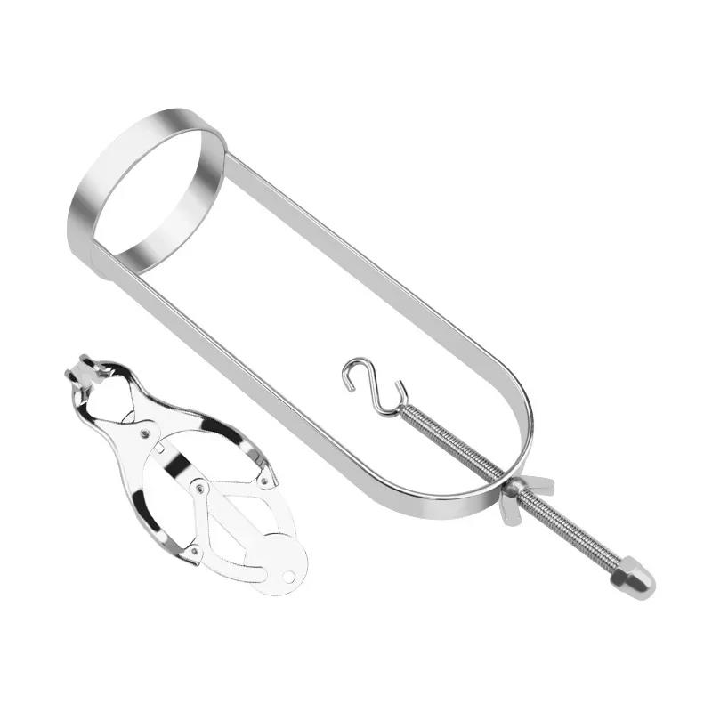 1 PC Adjustable Nipple Clamps for Women – Stainless Steel Breast Clips with Chain Reusable BDSM Adult Sex Toy for Couples