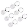 100 Sets 37mm Badge Pin Button Parts Badge Making Supplies DIY Crafts Materials