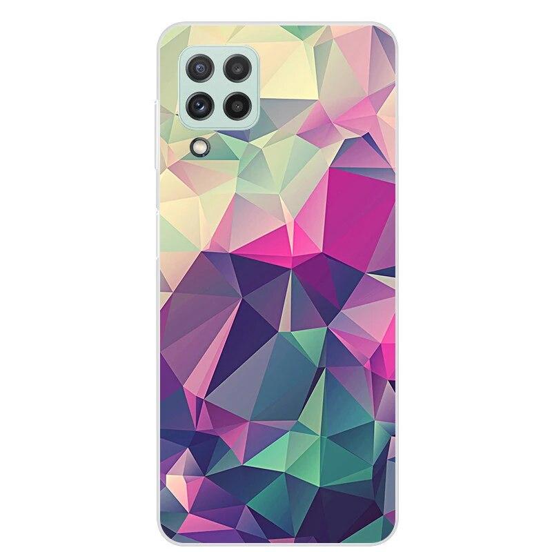 Чехол для Samsung Galaxy M22 M32 4G, задняя крышка для телефона Samsung M22, мягкий чехол для Samsung M32 4G M 22 32, черный чехол из ТПУ 6,4 дюйма