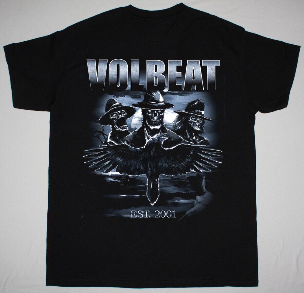 НОВИНКА Группа Volbeat 200 Подарок для фаната Черная Размер S-5XL Унисекс Футболка Унисекс Футболка