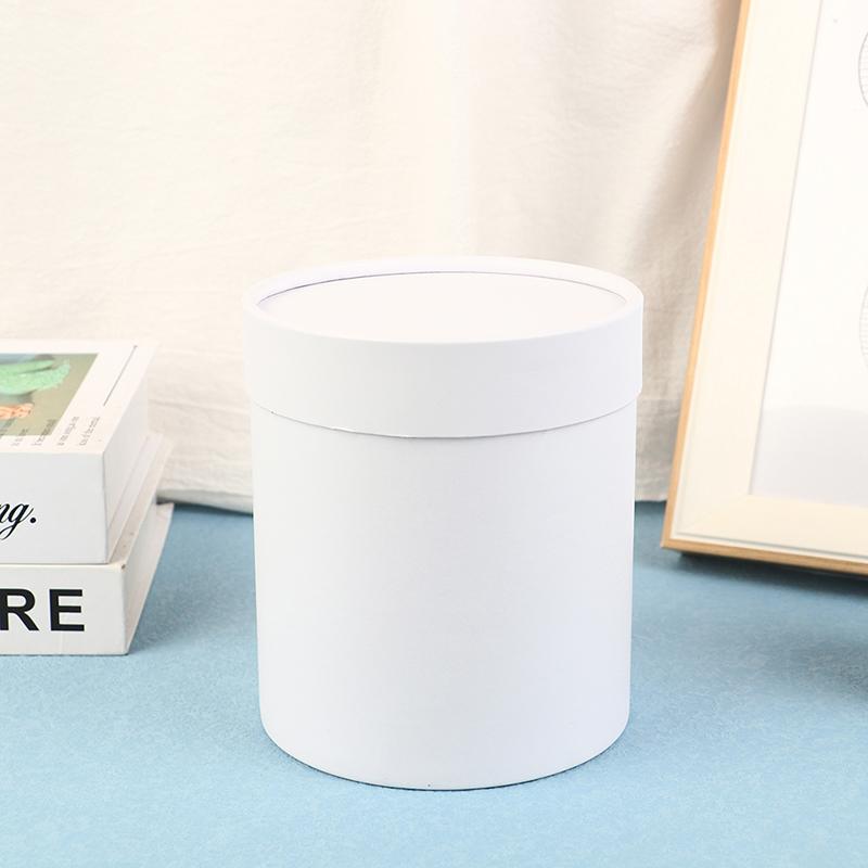 1Pc Flower Box Rose Bouquet Boxes Round Box Flower Arrangement Wedding Decor