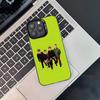 W-Weezer Группа Для iPhone 17,16,15,14,13,12,11,Pro,MAX,Plus Черный Ударопрочный Конфетный Матовый Чехол
