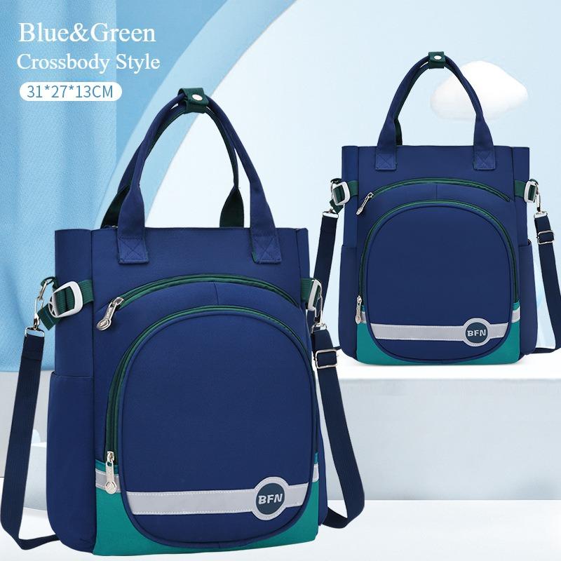 Teacher Recommend Multi Functional Tutoring Bag Unisex Primary Secondary School Students Backpack High Capacity Kid's Study Bag Crossbody Shoulder Bag