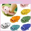 Милые мультяшные тапочки с акулами для малышей для мальчиков и девочек, нескользящие, мягкие дышащие сандалии из ЭВА