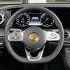 WSDYN1 Hot 2026 New For Benz Car Steering Wheel Emblem Interior Badge Decoration Accessories for Mercedes benz W203 W204 W205 W176 W211