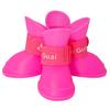 4Pcs/set Dog Rain Shoes Waterproof Dogs Booties Rubber Anti Slip Pet Puppy Cat Rain Shoes For Small Dogs Chihuahua Yorkshires