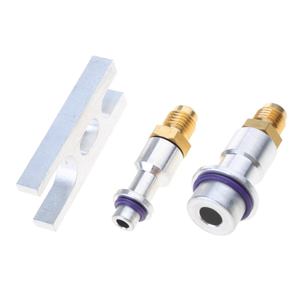 Заглушка для проверки герметичности автомобильного кондиционера, соединитель для шланга охлаждения, инструменты для технического обслуживания и обнаружения утечек в трубах кондиционера автомобиля