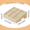 Desktop Storage Phone Management Multifunctional Rustic Tabletop Organizer 36 Grid for Desk