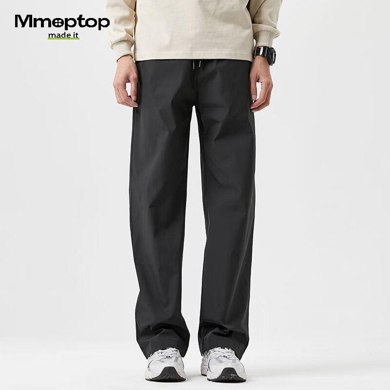 MMOPTOP Men's Casual Straight-Leg Trousers