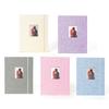 3-inch Album Picture Case Cotton Hemp 208 Pockets Mini Instant Picture Album Waterproof Strap Design for Photo Business Card