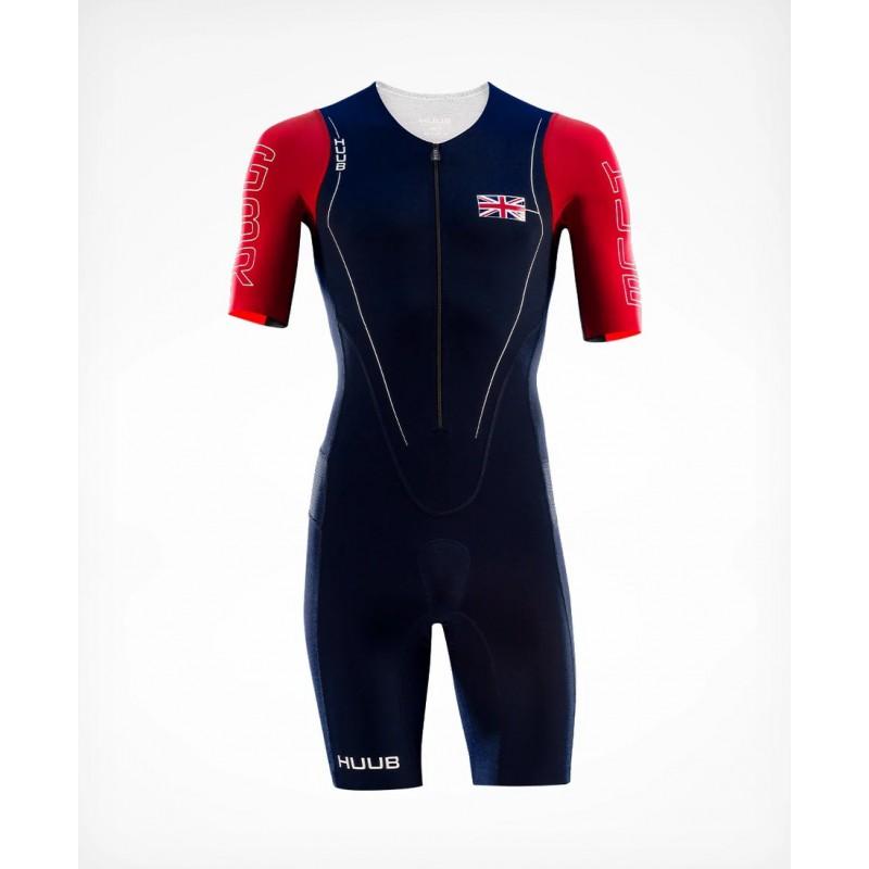 Mens Triathlon Cycling Suit One-Piece Quick-Dry Compression Gear Road Bike Racing Training Safety Protective Wear