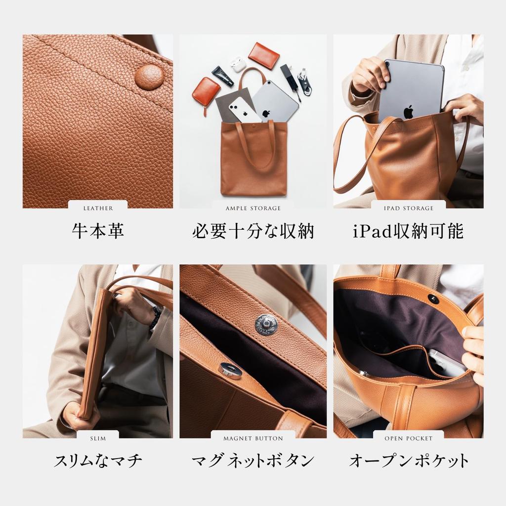 Сумка-тоут Mini Large Genuine Black [Mura] мужская, сумка-тоут, кожа, вместимость, кожа, легкая,