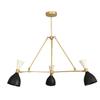 3 Light Modern Diablo Shades Sputnik Chandelier Light Fixture Handcrafted Artistic Chandelier Pendant