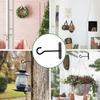 Space-Saving Plant Hook Easy Installation Plant Hook Decorative Wall-Mounted Flower Pot Hook Hanging Plant Ceiling Hooks