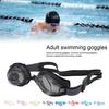 Swimming Goggles Waterproof Ergonomic Design Ultralight Adjustable with Nose Pad Protective Silicone Summer Fog-Proof Swimming Goggles Diving Eyewear