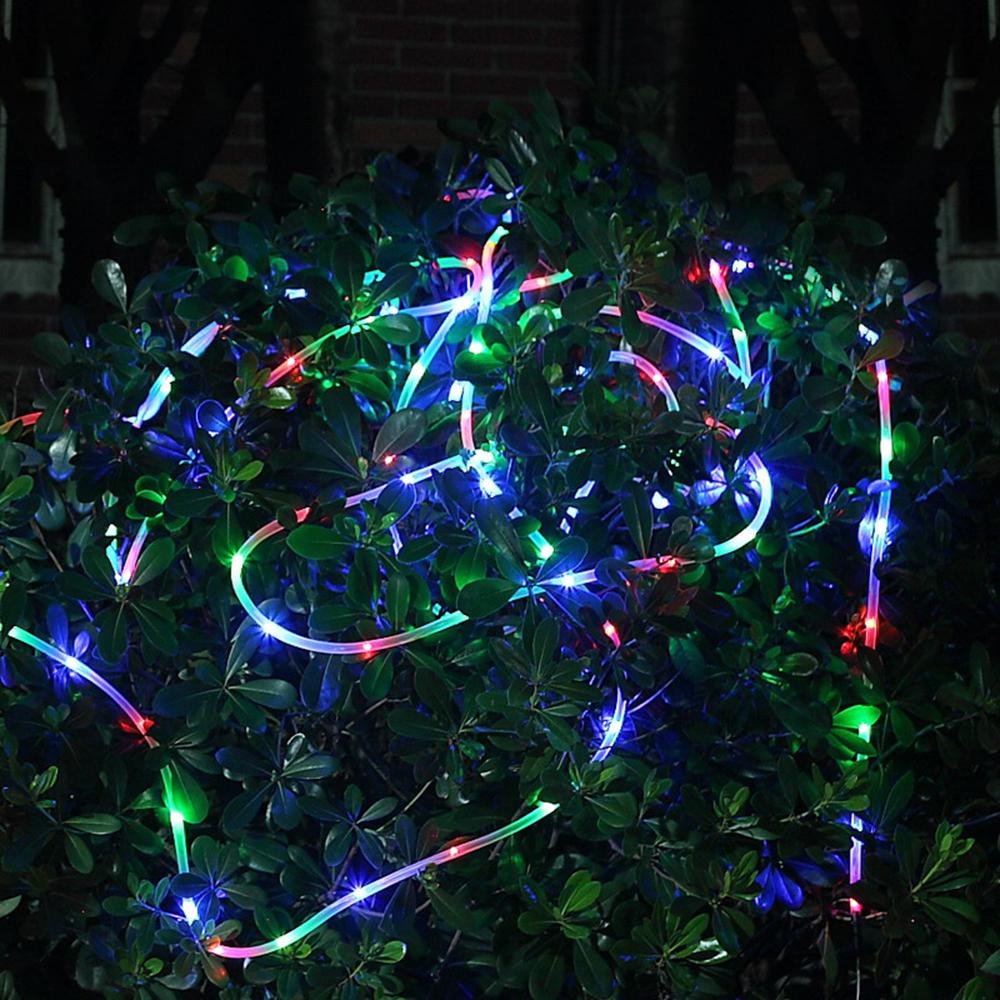 LED Rope String Lights Multicolor 5M 10M 100/200leds 8 Modes Fairy Garland Waterproof with Remote Timer Outdoor Christmas Decor